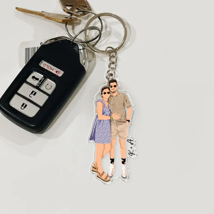 Anniversary Handcraft Acrylic Keychain
