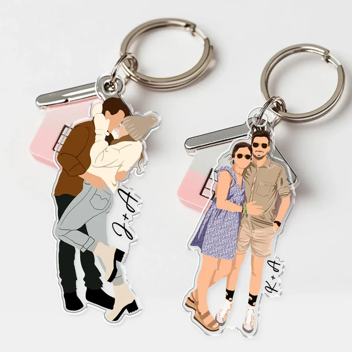 Anniversary Handcraft Acrylic Keychain